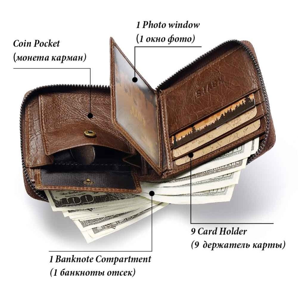 Multi-functional soft Faux Leather wallet