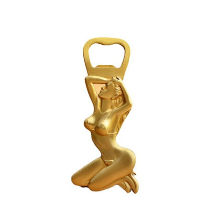 Vegas Lady Brass Style Bottle Opener