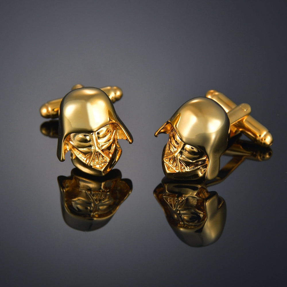 Gold Colour Designer Men's Cufflinks In Many Designs