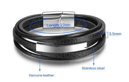 Genuine Leather Bracelets For Men