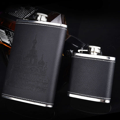 Stainless Steel Hip Flask With Thickened Outdoor - Portable Big & Small Hip Flask Set