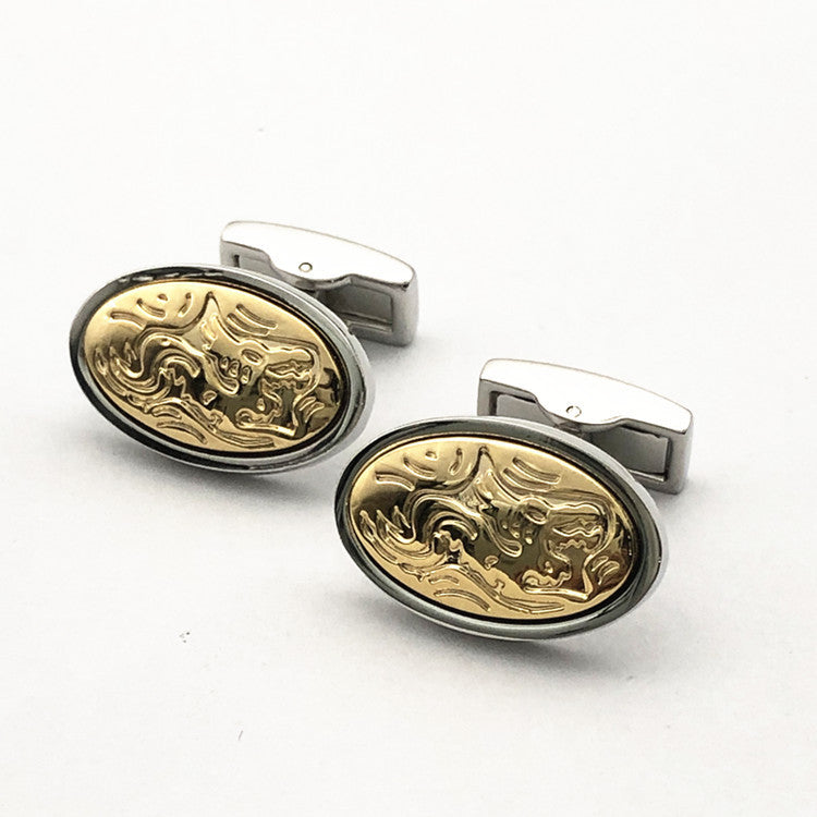 Business Men's French Shirt Retro Cufflinks