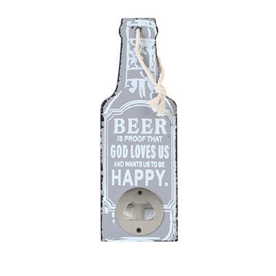 Creative Home Accessories Retro Wooden Beer Bottle Opener