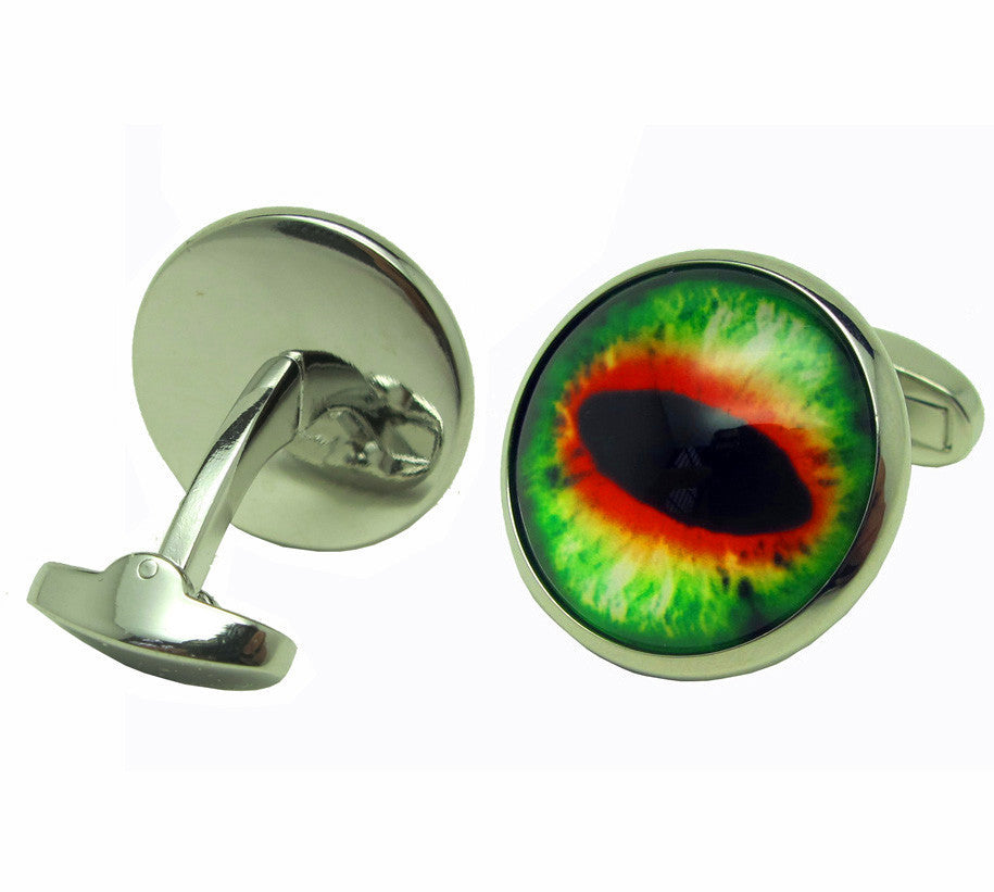 New French Designer Dragon Eyes Cufflinks