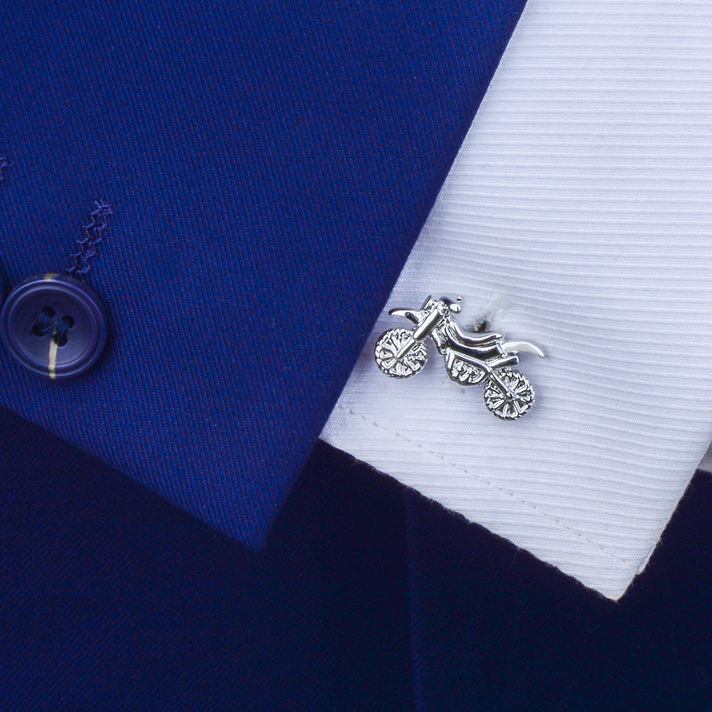 Men's Designer Motorcycle Cuff Links