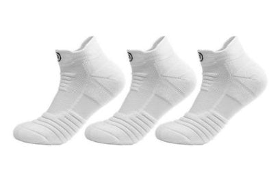 Pack of 3 Men's Elite Cotton Socks - Thickened Socks - Towel Bottom - Quick-Drying Running Socks