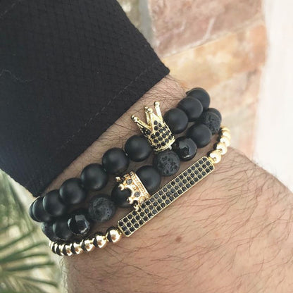 Unisex Beaded & Leather Bracelets