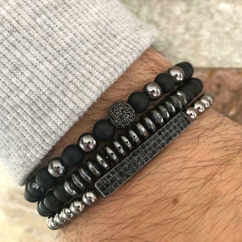 Unisex Beaded & Leather Bracelets