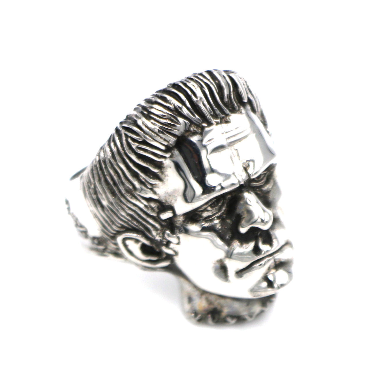 Men's Chunky Frankenstein Titanium Steel Rings