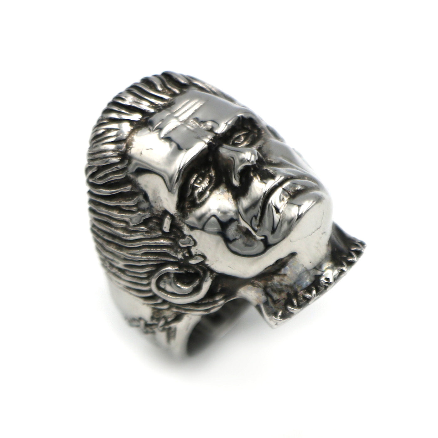 Men's Chunky Frankenstein Titanium Steel Rings