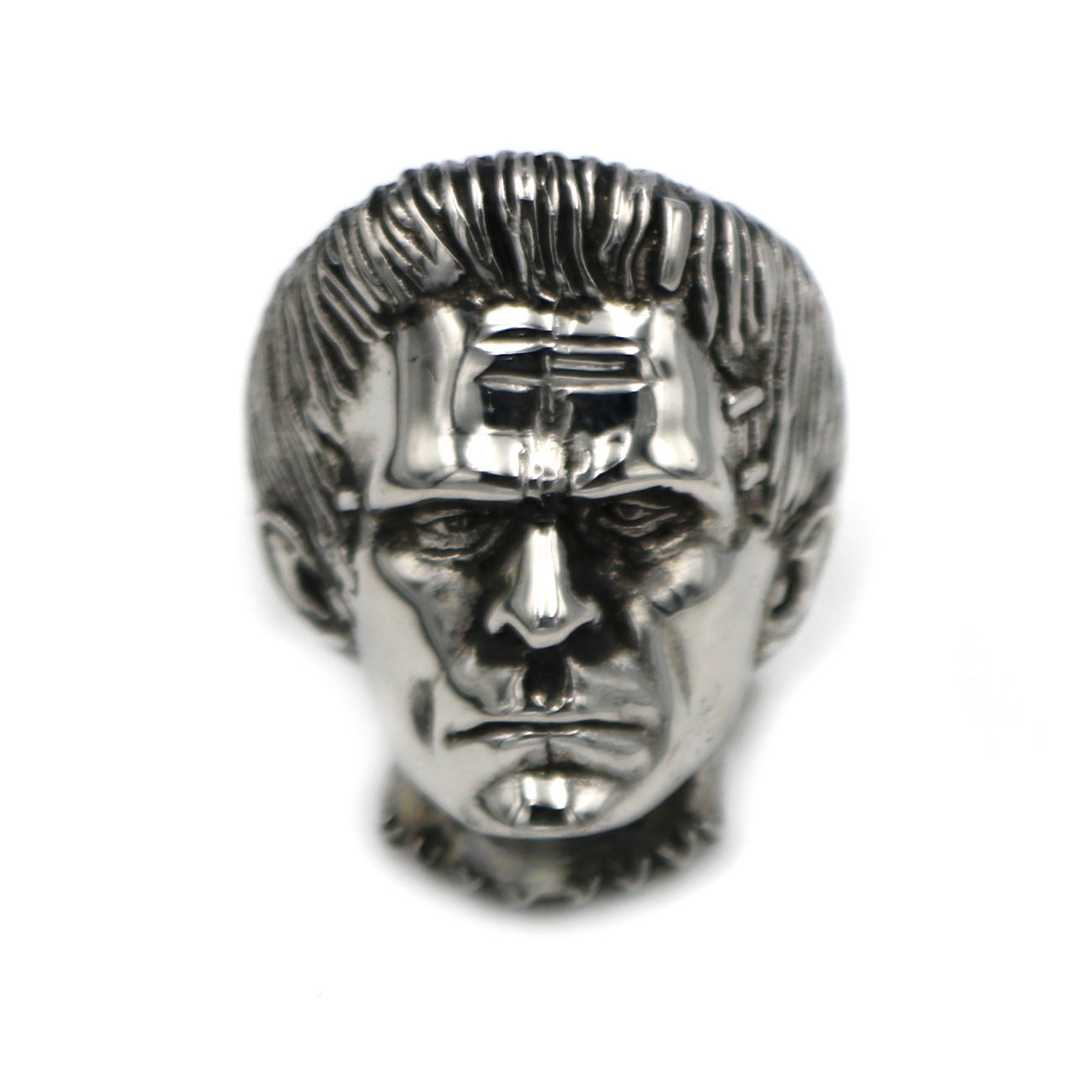 Men's Chunky Frankenstein Titanium Steel Rings