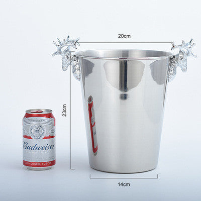 Stags Head Ice Bucket - European-Style High-End Champagne Ice Bucket