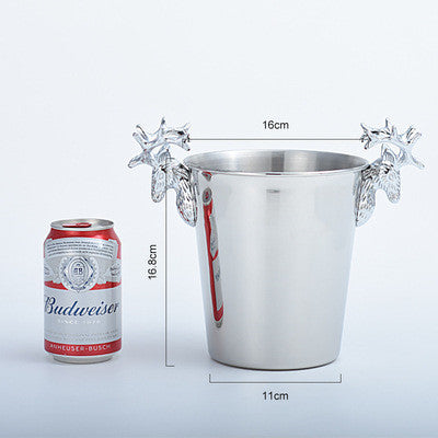 Stags Head Ice Bucket - European-Style High-End Champagne Ice Bucket