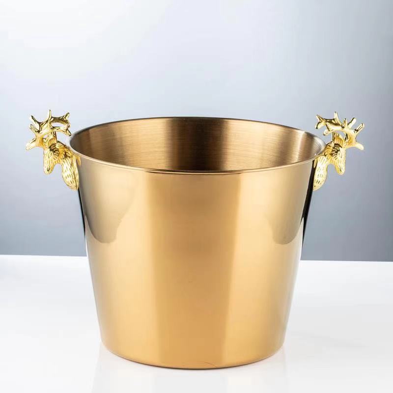 Stags Head Ice Bucket - European-Style High-End Champagne Ice Bucket