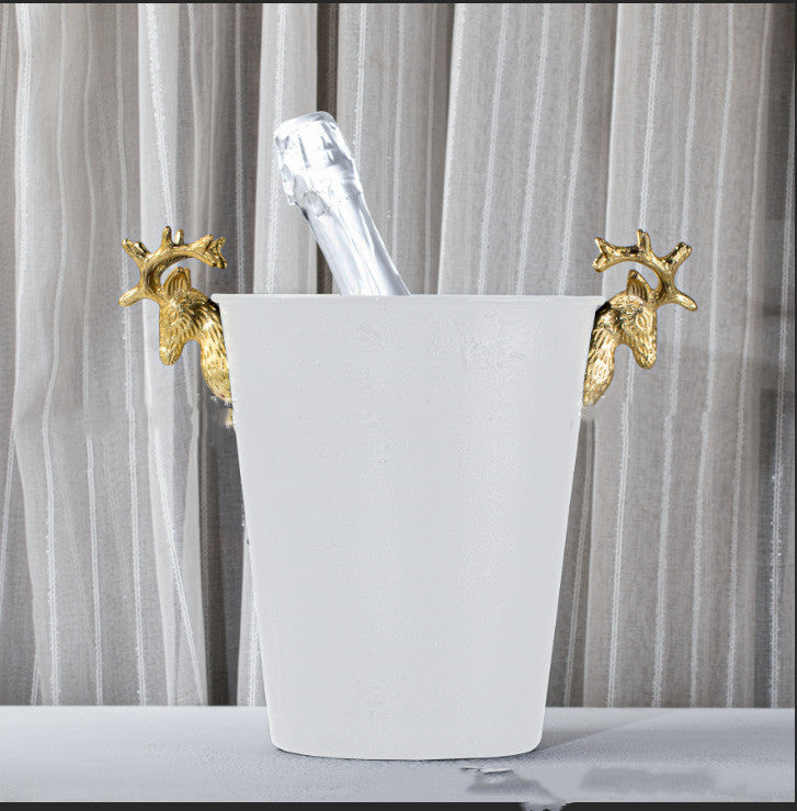 Stags Head Ice Bucket - European-Style High-End Champagne Ice Bucket