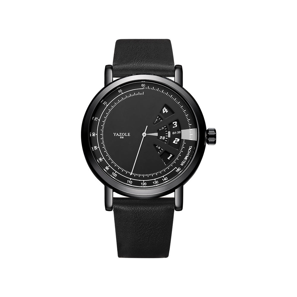 Men's Turntable Waterproof Quartz Watch