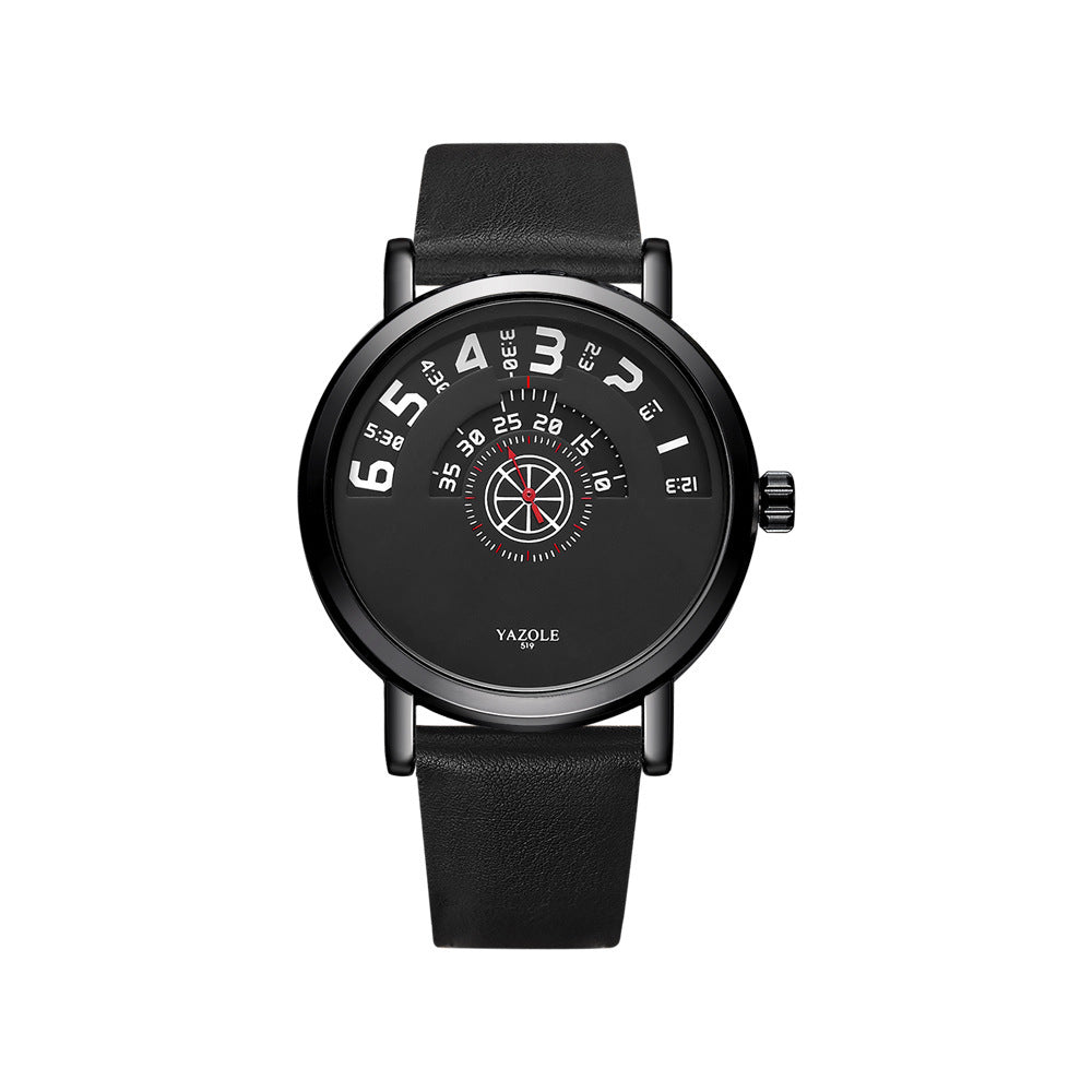 Men's Turntable Waterproof Quartz Watch