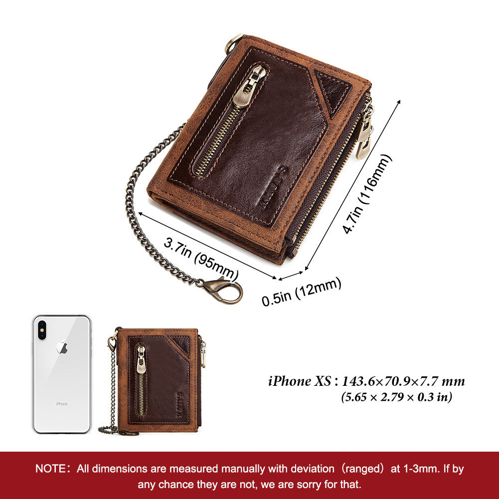 Men's Multifunctional Anti-Theft Wallet