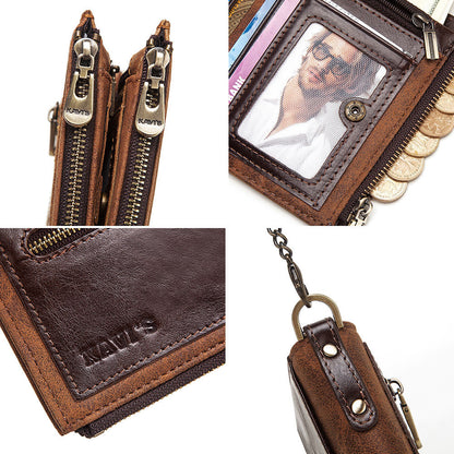 Men's Multifunctional Anti-Theft Wallet