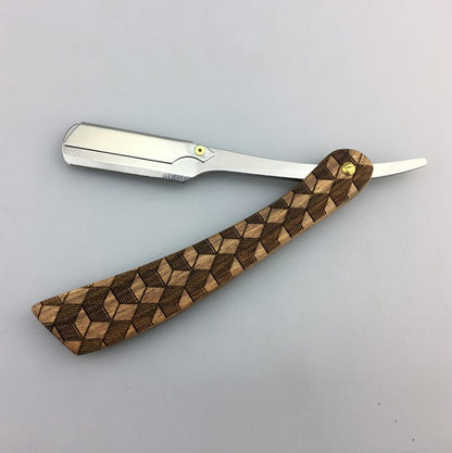 Rosewood razor, double-sided knife holder, razor