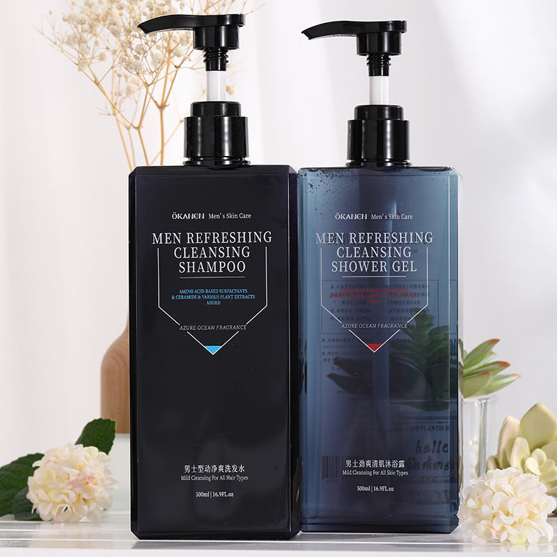 Men's Oriental Shower Gel & Shampoo Suite