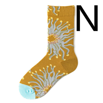 Fun Men's Retro Cotton Socks