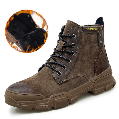 Men's Comfortable Hard Wearing  Khaki Boots