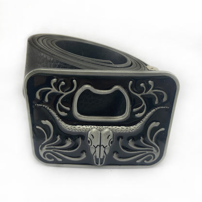 Ox Head Bottle Opener Belt Buckle