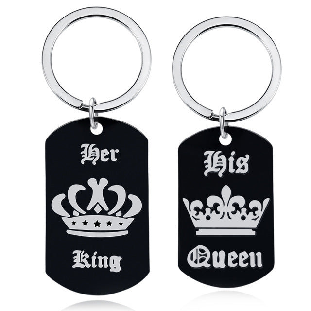 Stylish His & Hers Keyring - Valentines