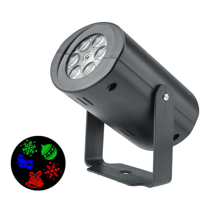 Christmas Pattern LED Laser Projector Colourful Rotating Projector