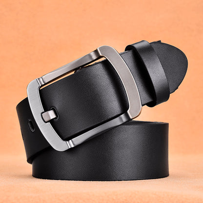 Men's leather pin buckle casual belt - Many Styles