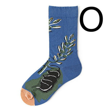 Fun Men's Retro Cotton Socks