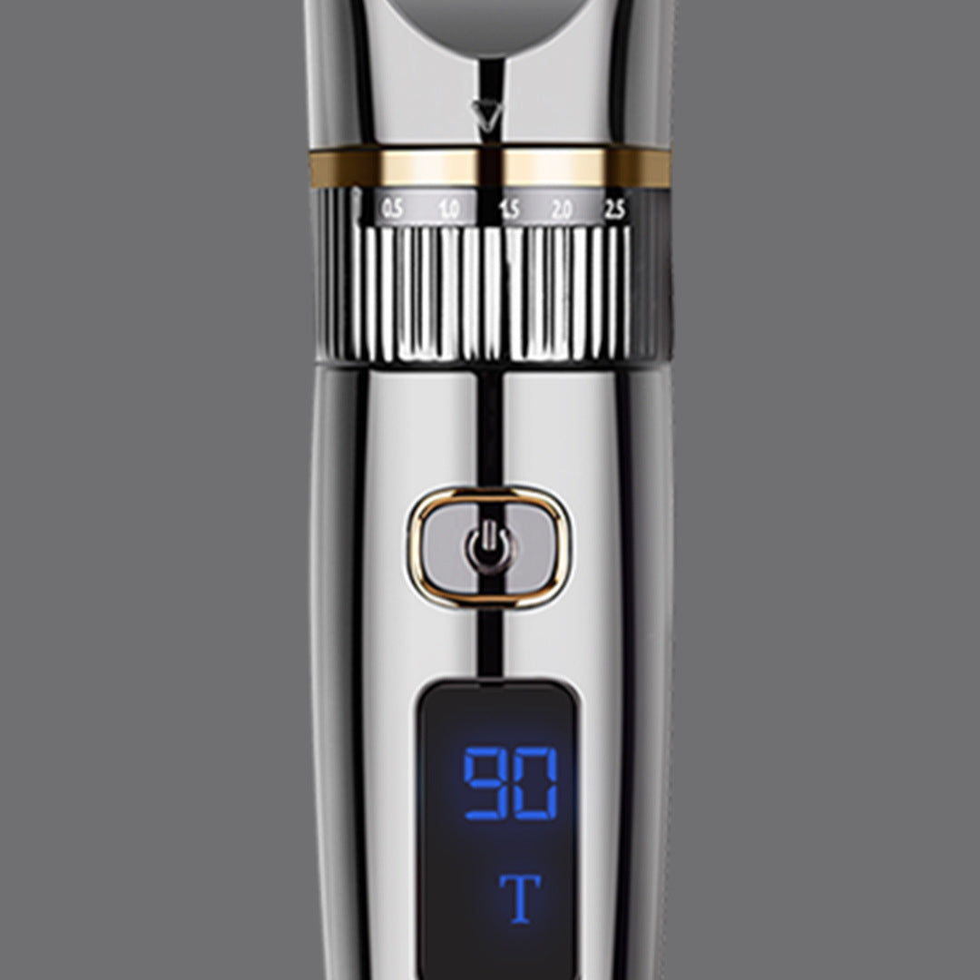 Mens Rechargeable Clippers - Fine Blade Adjust - Digital Display