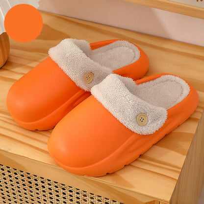 Detachable Washable Winter Warm House Slippers