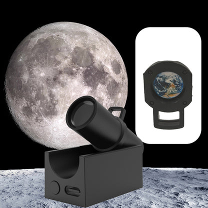 Star Projector 2 In 1 Earth Moon Projection Lamp Galaxy Light