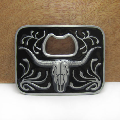 Ox Head Bottle Opener Belt Buckle