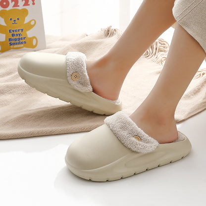 Detachable Washable Winter Warm House Slippers