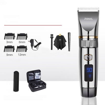 Mens Rechargeable Clippers - Fine Blade Adjust - Digital Display