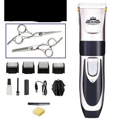 Rechargeable Hair Clippers & Scissors Suite