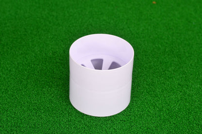 plastic hole cup for practise in your garden