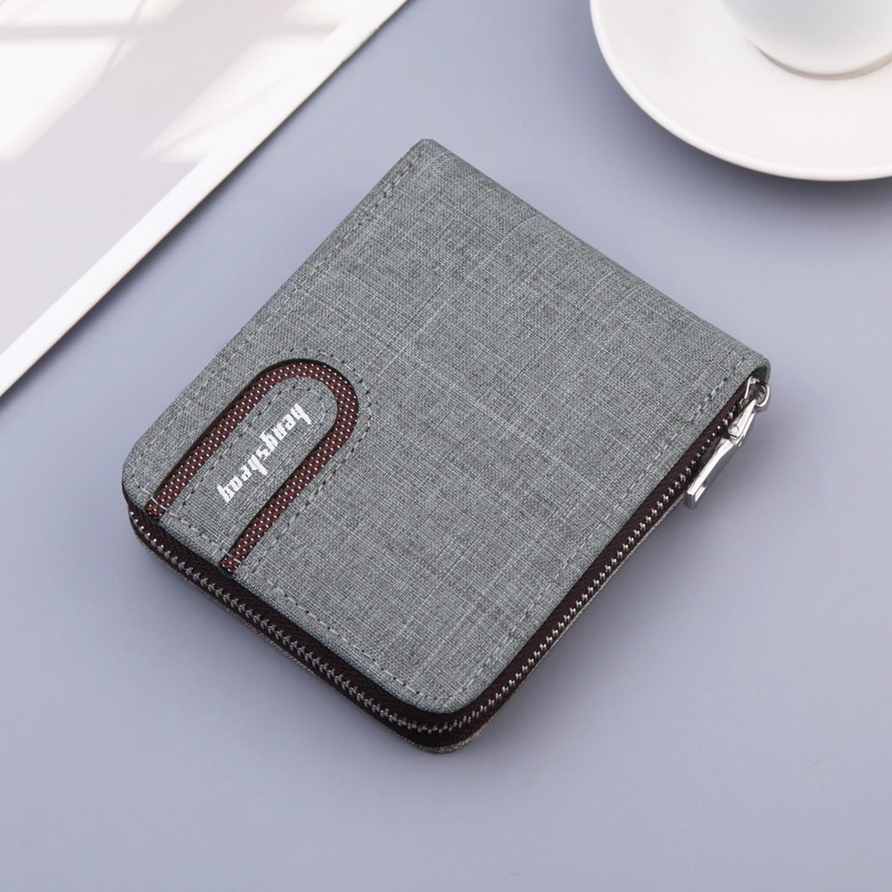 Men's Canvas Multifunctional Wallet