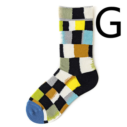 Fun Men's Retro Cotton Socks