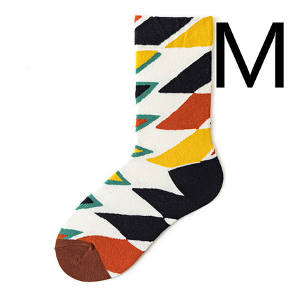 Fun Men's Retro Cotton Socks