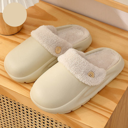 Detachable Washable Winter Warm House Slippers