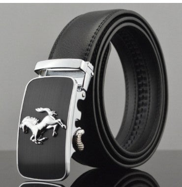 Men's Automatic Buckle Leather Belts