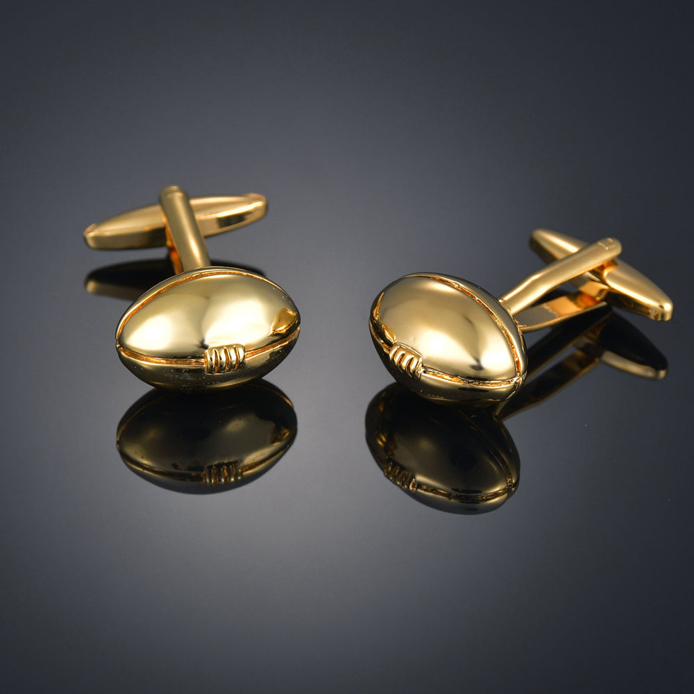 Gold Colour Designer Men's Cufflinks In Many Designs