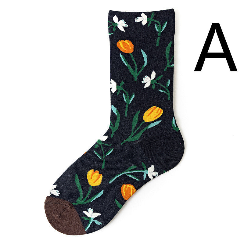 Fun Men's Retro Cotton Socks