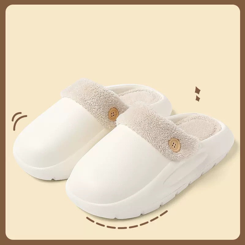 Detachable Washable Winter Warm House Slippers