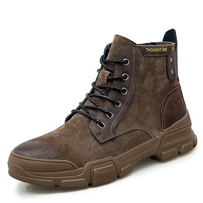 Men's Comfortable Hard Wearing  Khaki Boots