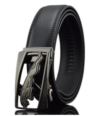 Men's Automatic Buckle Leather Belts